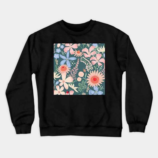 Garden bedding Crewneck Sweatshirt by Papergrape